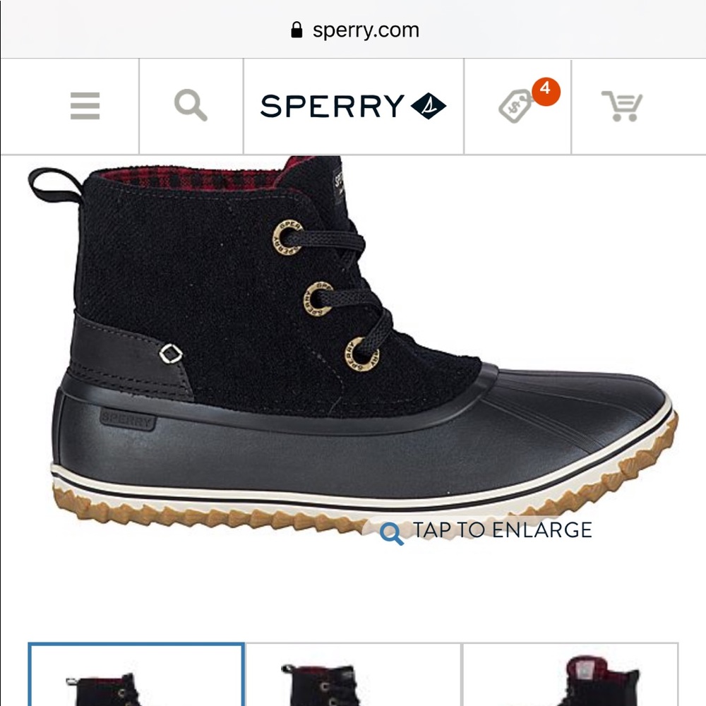 Women’s Sperry Duck Boots Size 7